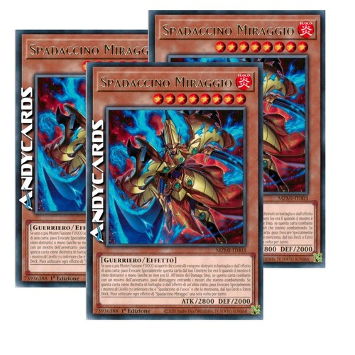 Spadaccino miraggio - 3x, •