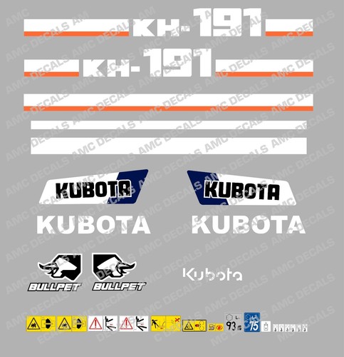 Kubota kh191 mini - kubota,