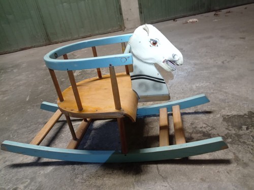 Cavallo dondolo vintage - cavallo,