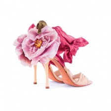 Sandali moda rosa floreali