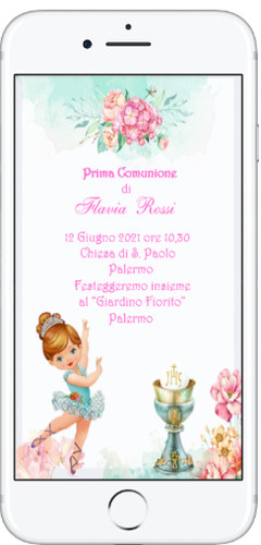 Invito digitale prima - invito,