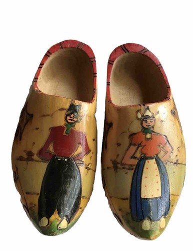 Coppia zoccoli legno olanda - zoccoli,