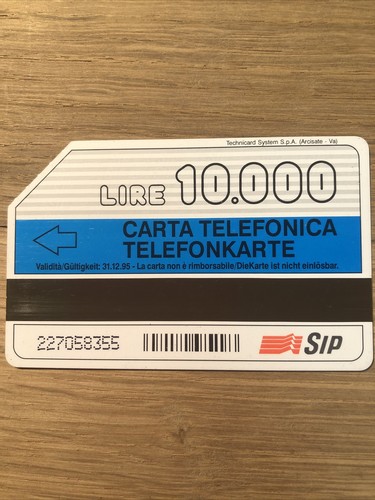 Scheda telefonica sip bilingue - telefonica,