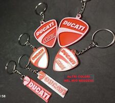 Portachiavi Logo DUCATI CORSE Interamente Stampato in 3D mix Colori Multicolor