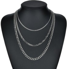 Collana catena cubana in - a,