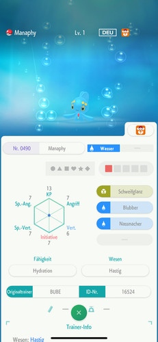 Pokémon manaphy evento - 🐑pokémon, "evento"
