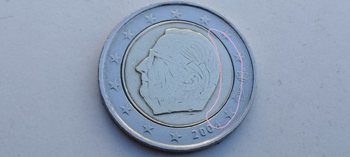 Rara moneta euro - belgio, anno