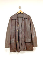 Giacca pelle Conbipel marrone