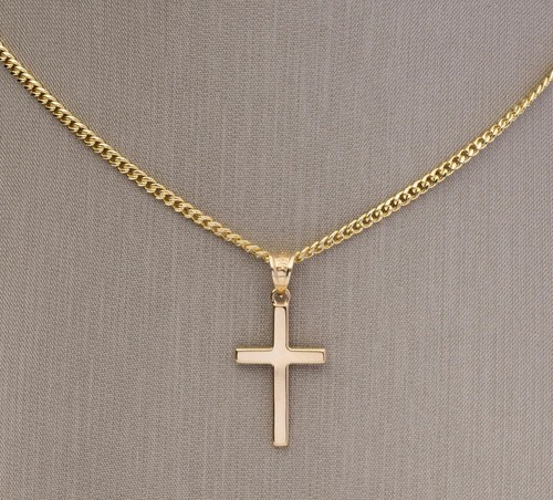 Ciondolo maglia cubana - , 14k/oro