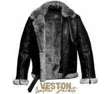 Giubbotto Uomo Aviatore Nero