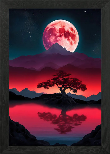 Bellissimo quadro con - , cornice