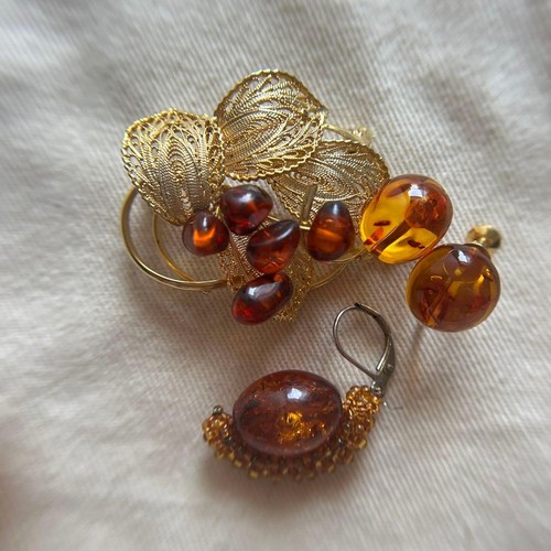 Collana orecchini spilla - collana,