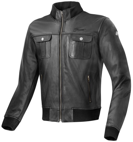 Giacca pelle moto - in,
