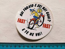 ADESIVO FAST BICI BICICLETTE VINTAGE ANNI 80 OLD STICKER AUTOCOLLANT KLEBER