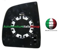 PIASTRA SPECCHIO RETROVISORE C/VETRO DX PER FIAT DOBLO 10> DAL 2010 IN POI