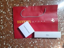SACCHETTO FERRARI STORE GIFT BAG BORSA SACHET BUSTA + scatola Calvin Klein Bliss