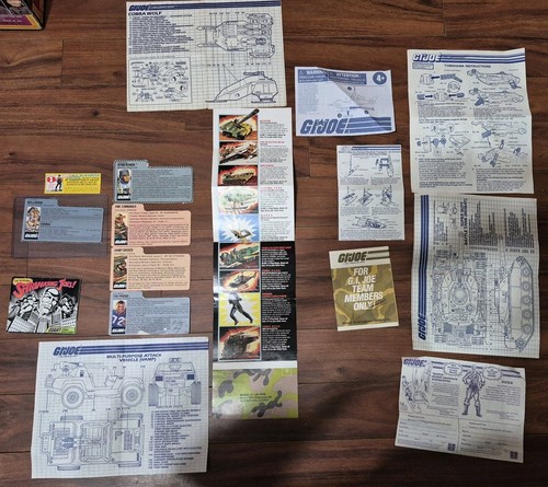Vintage joe blueprints and - gi,