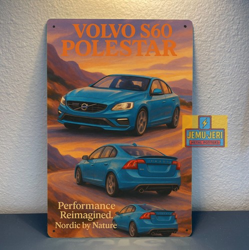 Poster metallo per auto - poster,