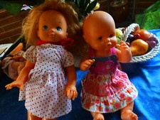 Lotto == 2poupées Bambolotto Famosa Bambina=Nénuco E Falca