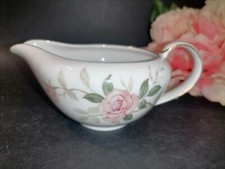 Lattiera in porcellana Contour China Picardy Japan rose vintage altezza 5,5 cm