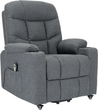 Poltrona Relax Elettrica Elevabile Soggiorno Reclinabile Alzapersona Anziani Det