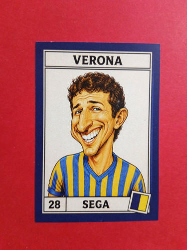 Figurina caricatura calciatori - figurina,