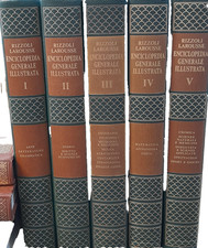ENCICLOPEDIA GENERALE ILLUSTRATA 5 voll. , Rizzoli-Larousse 1969