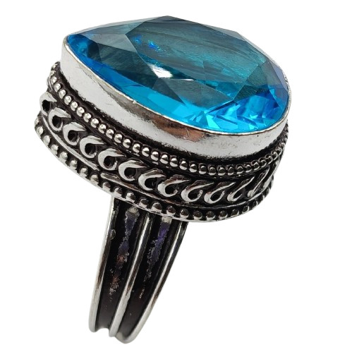 Anello placcato argento antico