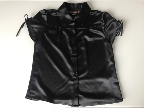 Zara camicia nera lucida - zara, per