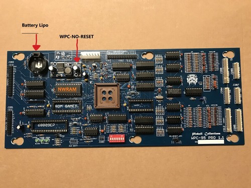 Mpu cpu board for - board, pinball