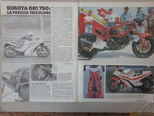 *ARTICOLO BIMOTA DB1 750 LA FRECCIA TRICOLORE --  1985