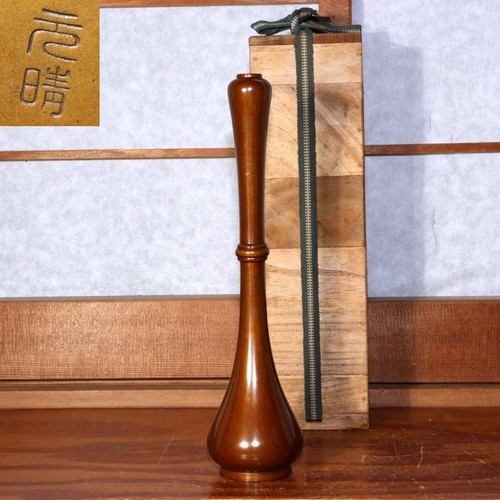 Vaso giapponese bronzo gru - in,