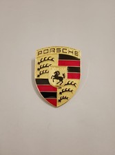 Logo anteriore cofano originale Porsche 68x51 mm 911 Boxster Cayenne Macan