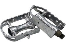 Pedali bici retrò argento