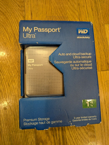 Passport ultra 1tb disco - wd, my