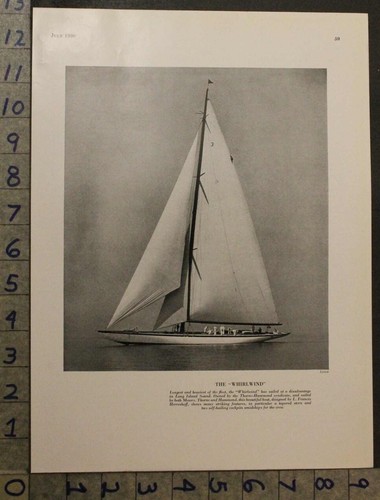 1930 whirlwind yacht - 1930,