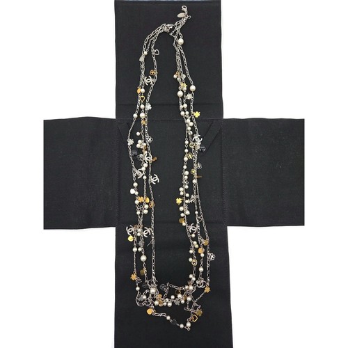 Collana charm chanel coco tre - charm,