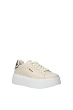 4US Sneakers Donna in Ecopelle Con Lacci By Cesare Paciotti - BEI (Beige)