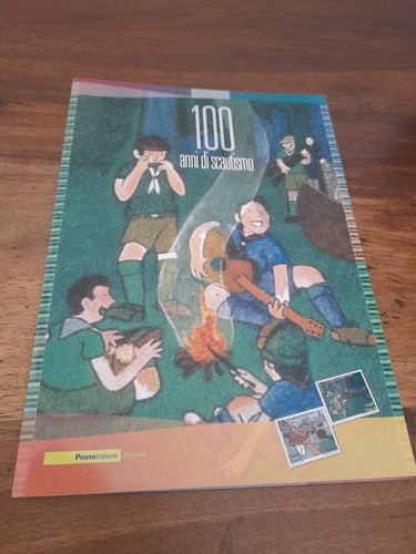 Folder poste italiane 100 - 100, anni