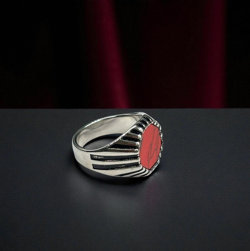 Anello uomo acciaio - anello,