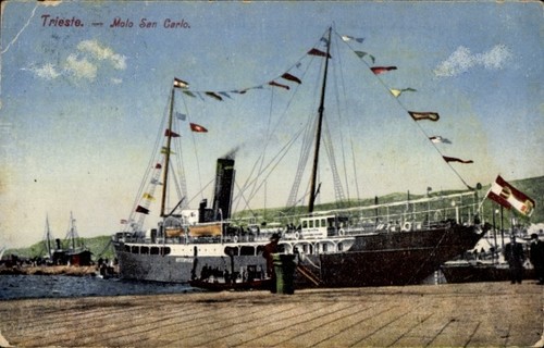 Cartolina trieste - cartolina,
