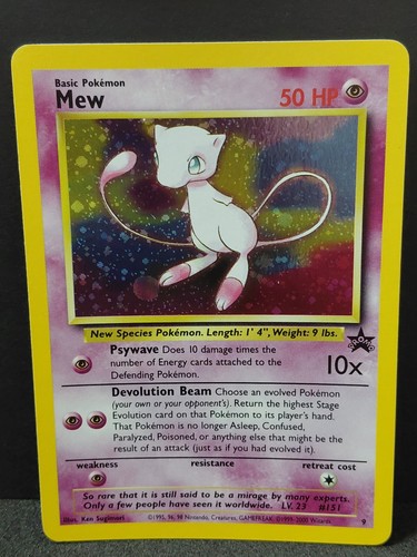 Mew holo black star - promo,