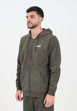 PUMA Felpe Uomo Verde Felpa