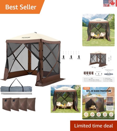 Versatile 6x6ft outdoor gazebo - versatile,