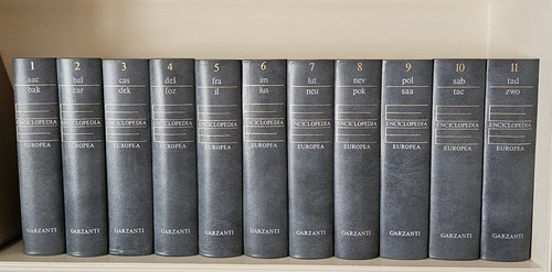 Enciclopedia europea garzanti - enciclopedia,