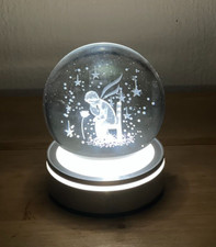 Luce notturna 3D angelo seduto