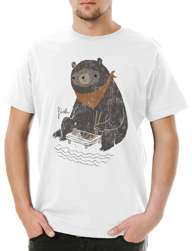 Shirt uomo sushi bear - t-shirt,