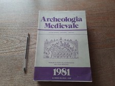 RARO LIBRO ARCHEOLOGIA MEDIEVALE STORIA ALIMENTAZIONE 1981 INSEGNA GIGLIO