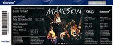 x2 biglietti concerto Maneskin Roma 20 Luglio Tribuna Monte Mario