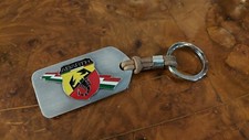 Portachiavi Fiat Abarth 500 595 695 124 Spider In alluminio